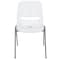 Flash Furniture White Shell Stack Chair RUT-EO1-WH-GG - alternate 9